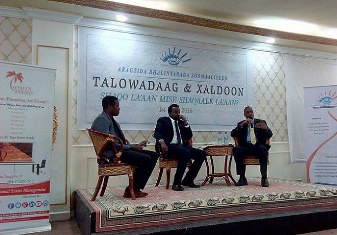 Dood ku saabsan shaqo la’aanta iyo shaqo abuurka oo uu ka qeybgeley wasiirka Maaliyadda dawlada federalka soomaaliya.