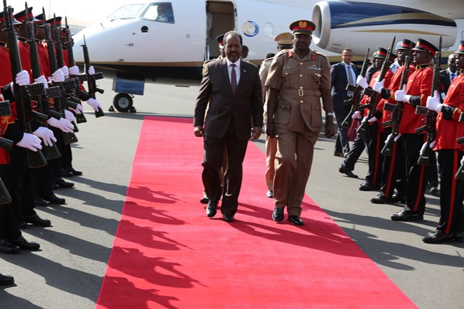 Nairobi Kenya oo M/weynaha Soomaaliya uga qeyb gelayo shir madaxeedka Afrika iyo Jabbaan.
