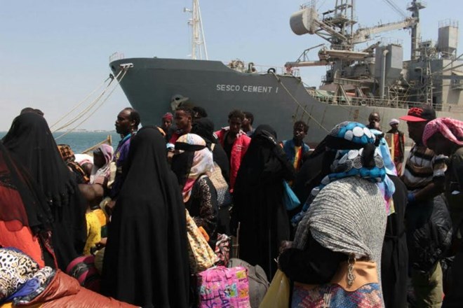 daabulaada qaxooti yemen