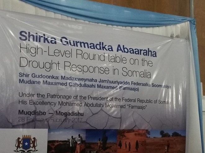 M/weynaha J.F.S Maxamed C/llaahi Farmaajo oo Daahfurey shirka Gurmadka Abaaraha Soomaaliya.