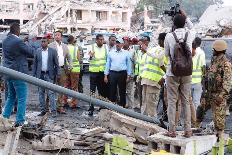 farmaajo booqasho dhaawac