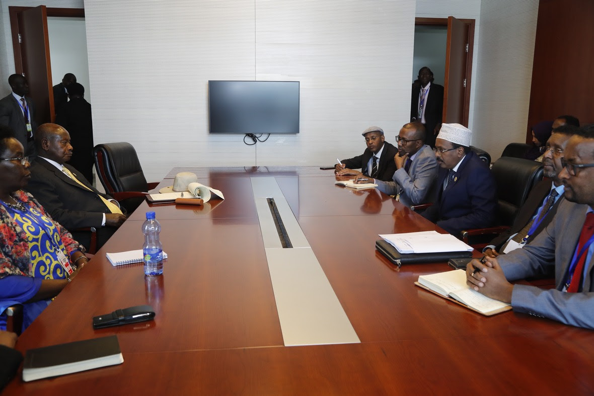 Madaxweyne Farmaajo Oo Kulamo Gooni Gooni Ah La Yeeshay Qaar Kamid Ah Madaxda Dowladaha Afrika.