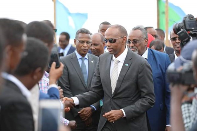 Magaalada Jowhar ee Xarunta M/goboleedka Hirshabeele oo uu Tagey R/wasaare Khayre.