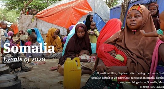 Human Rights Watch oo Saartey Warbixinta Sanadlaha ee Soomaaliya.