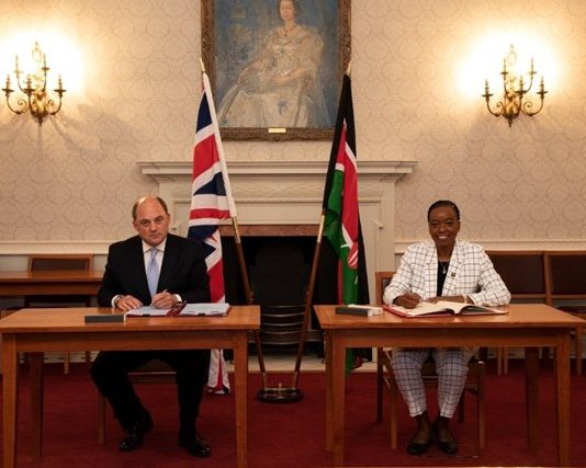 Dawladda Kenya iyo Boqortooyada Dalka Ingiriiska oo Heshiis Laba Geesood ah Kala Saxiixdey.