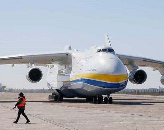 Diyaarad Xamuul ah Tii Ugu Weyneyd Caalamka oo Ciidamada Ruushku Burburiyeen Sida ay Sheegtay Dawladda Ukraine.