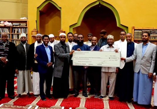 Jaaliyad Soomaaliyeed Ku nool Dalka Mareykanka Magaalo kamid ah oo Suuqa Waaheen u ururiyey Lacag Dhan USD 70,000.