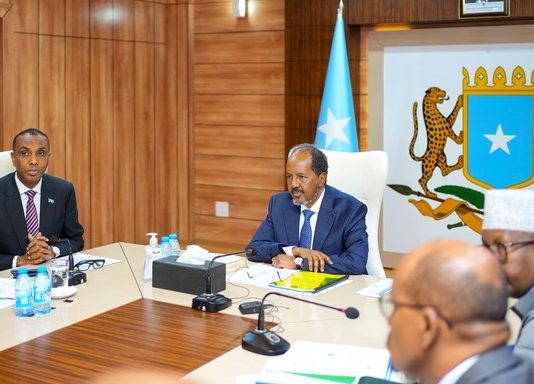 Shirka Golaha Xukuumadda oo M/weyne Xasan Sheekh Maxamuud Guddoomiyey Qodobo Kala Duwanna Looga Hadley.