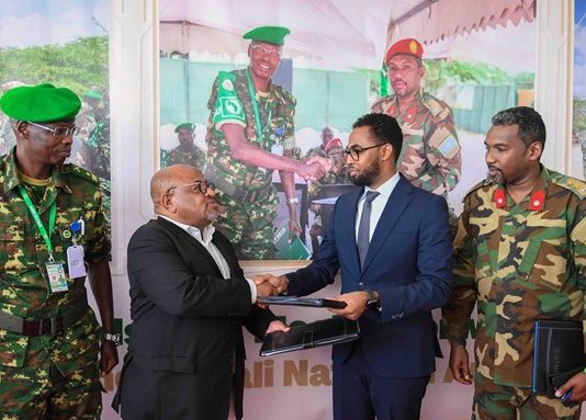 Xerada Maslax ee ay Hore u Degenaayeen Ciidamada Midawga Africa oo Dawladda Soomaaliya Lagu Wareejiyey.