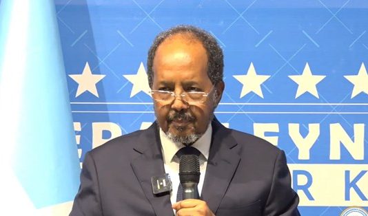 M/weyne Xasan Sh Maxamuud oo Maanta Hadal ka Jeediyey Shirka Sanadlaha Garsoorka Soomaaliya.