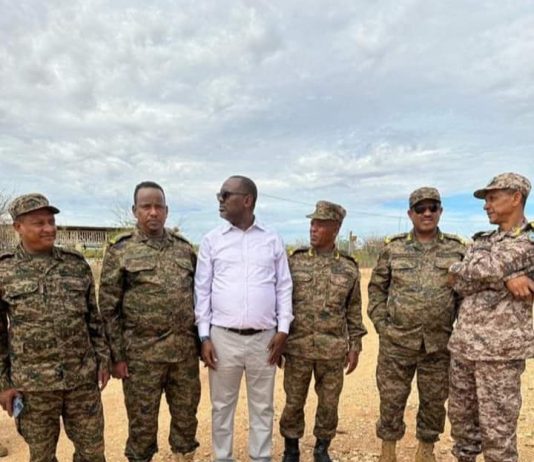 Saraakiil Itoobiyaan ah oo soo gaaray Magaalada Beledweyne ee arunta G/hiiraan & ujeedka safarkooda.