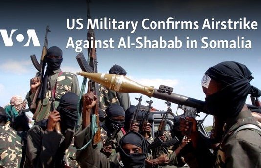 Degmada Jilib ee Gobolka J/dhexe oo Mareykanku Duqeyn ka Dhan ah Al-shabaab Ka Fuliyey.