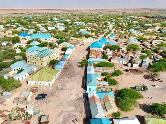 Degmada Xarardheere ee Gobolka Mudug oo Madaafiic Ku Garaaceen Kooxda Al-shabaab.