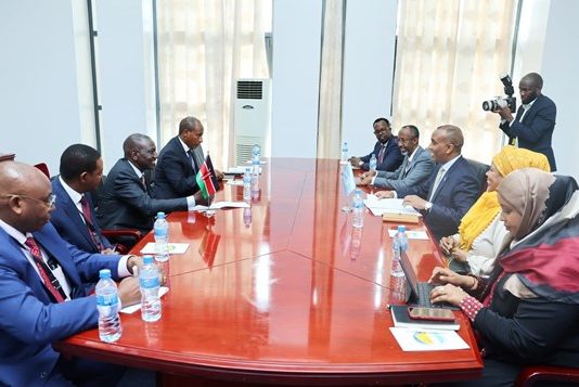 M/weynaha Dalka Kenya Ruto iyo R/wasaaraha Soomaaliya Xamze oo Kawada Hadley La Dagaalanka Al-shabaab.