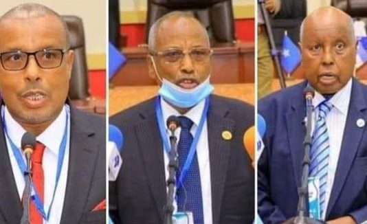 Members of Parliament and Senators from Puntland who oppose the opening of the Puntland Constitution.