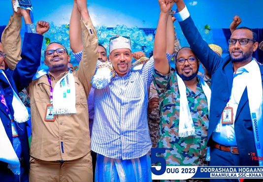 Madaxa Fulinta SSC- Khaatumo iyo Kuxigeenkiisa oo Maanta Looga Dhawaaqey Xarunta Gobolka Sool ee Laascaanood.
