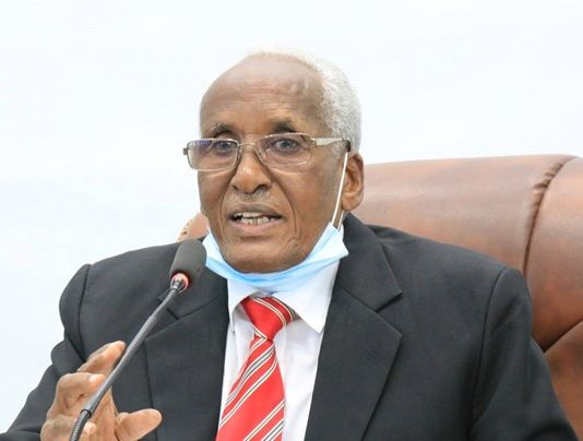Member of Parliament A/salam Dhabbancad who gave details about the bomb attack.