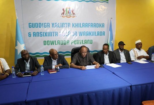 Xubno kasoo Jeeda Maamulka SSC-Khaatumo oo Tartan Ugu Jira Kamid Noqoshada Barlamaanka Puntland.