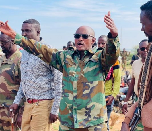 Ciidan Loo Diyaariyey La Dagaalanka Al-shabaab oo Lagu Soo Bandhigay Gobolka Hiiraan.