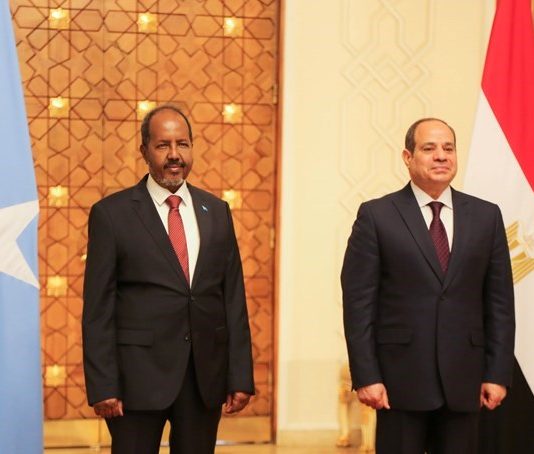Kadib Qaadistii Cunaqabateyntii Hubka ee Soomaaliya Dawladda Masar oo Sheegtay in ay Soomaaliya Ka Taageereyso Xagga Amniga.