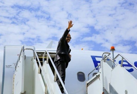 Italy and Africa meeting with President Hassan Sheikh participating in Italy.