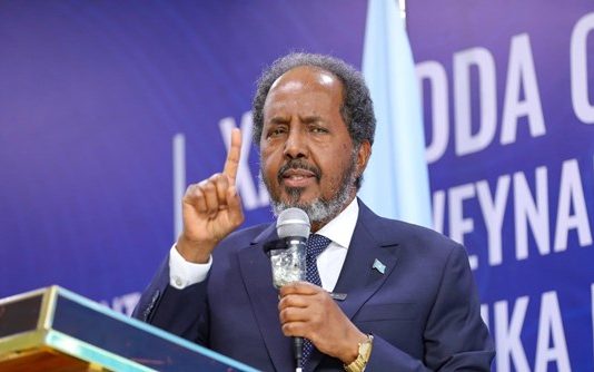 President Hassan Sheikh said that no one will be stopped and the country is moving forward.