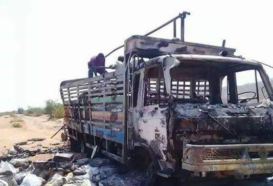 Gobolka Gedo Gaari Ay Saarnaayeen Dad Shacab ah oo Miino ku Qaraxdey.
