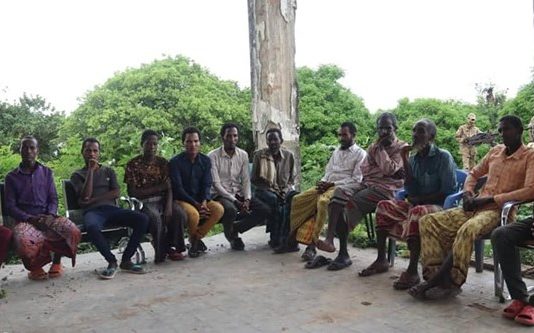 Taliska Nabadsugidda Maamulka Koonfur Galbeed oo Soo Bandhigay Koox Al-shabaab ay Soo Qabteen.