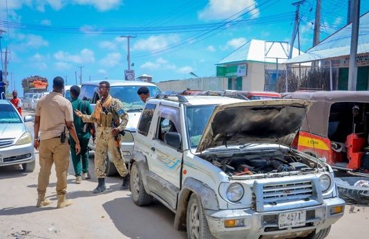 All the entrance roads from Mogadishu where the Banadir Regional Police carried out operations.