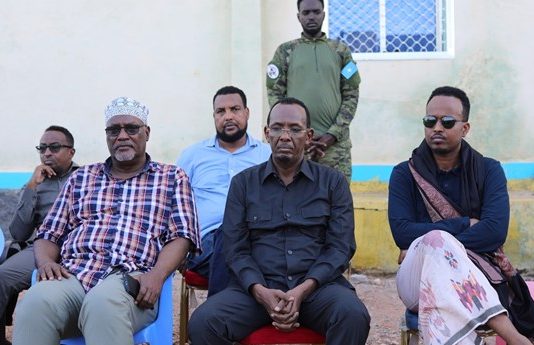 Taliyaha Nabadsugidda iyo Sirdoonka Qaranka Sanbalooshe oo kulamo kula yeeshay Bulshada Sidii Al-shabaab loo Afjari Lahaa.
