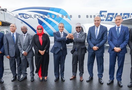Egypt Air has started a direct flight from Mogadishu today.