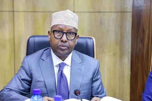 Wasiirka Arrimaha Debedda Soomaaliya Axmed Macalin Fiqi Yiri Ethiopia Waxey Isku Dayeysaa in ay Caalamka Naga Horkeento.
