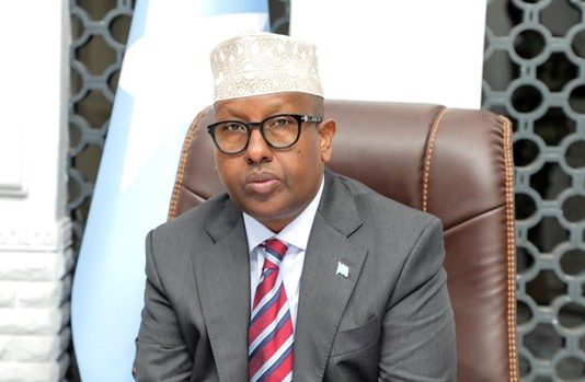 The Minister of Foreign Affairs, Ahmed Macalin Fiqi, responded to the speech of the former President Farmajo’s Security Adviser.