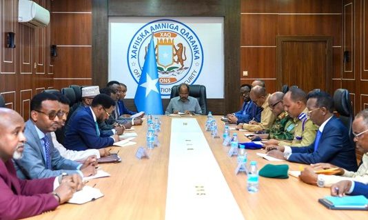 The recently looted weapons in Abudwak and the National Security Committee ordered to bring to court those who brought them into the country.