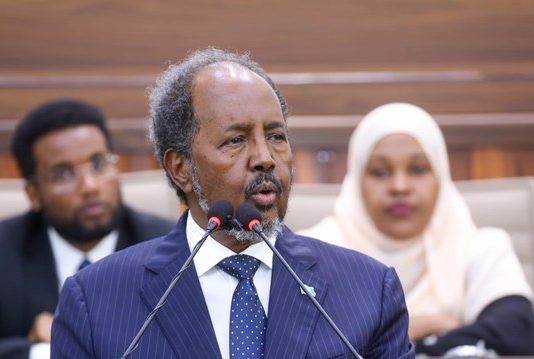 President Hassan Sheikh spoke at the 5th session of the Parliament and said that the election of a person and a vote will be held in 2026.