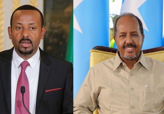 President Hassan Sheikh gave a warm response to Ethiopian Prime Minister Abiy Ahmed.