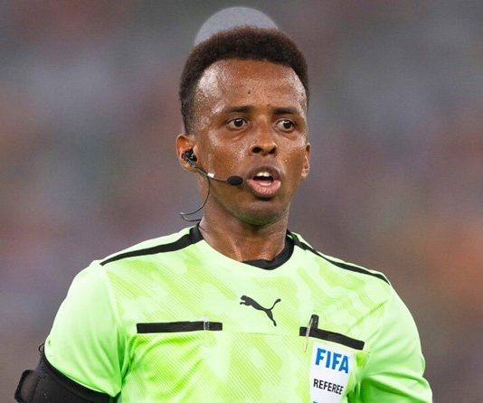 Referee Omar Abdulqadir Artan who has been appointed to referee the Supper-Cup game that will take place in Saudi Arabia.