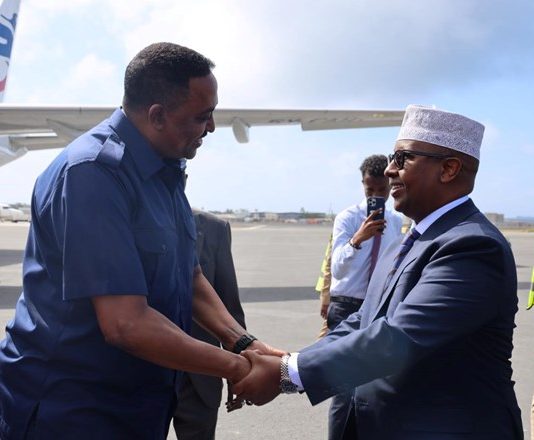 Magaalada Muqdisho oo ay Maanta Soo Gaadheen Wafdi Ka Socda Urur Goboleedka IGAD.