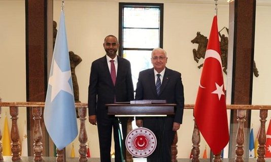 Turkey and Somalia discussed issues important to both countries but not announced.