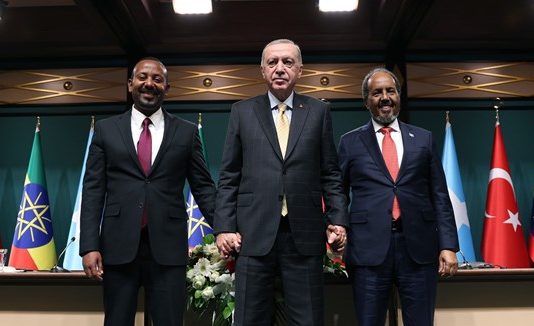 Ankara’s agreement with Somalia and Ethiopia welcomed by the African Union.