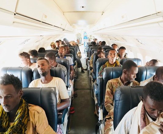 The soldiers who were captured in the battle of Raskambooni and sent by Jubaland to Mogadishu for the second time.
