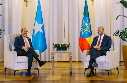Madaxda Labada Dal ee Soomaaliya iyo Ethiopia oo Ka Heshiiyey Qusuliyadaha Garoowe iyo Hargeysa.
