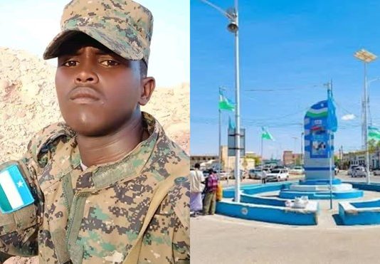 Ciidanka Booliska Puntland oo Gacanta Ku Soo Dhigay Askeri 4 Qof ku Dilay Magaalada Garoowe Caasimadda Puntland.