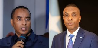 Ra’iisal Wasaare Xamze oo Saaxiibkii Taageeri jiray Fahad Yaasiin Xaaji Daahir uu Digniin u Diray.