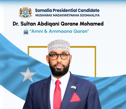 Barnaamijka Siyaasadeed ee Murashax Madaxweyne Dr. Suldaan Cabdiqani oo La Shaaciyey.