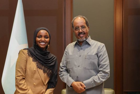 The Mayor of St. Louis Park, USA, received President Hassan Sheikh at the Federal Presidency of Somalia.