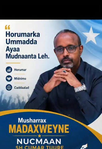 Profile-ka iyo Barnaamij Siyaasadeedka Murashax Madaxweyne Nucmaan Sheekh Cumar Tuure.