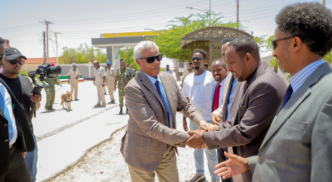 Soo Dhaweynta Gudoomiyaha Xisbiga KAAH ee Somaliland oo Madaxda Xisbiga laga Hor istaagay in ay ka Qeyb galaan Soo Dhaweynta Gudoomiye Maxamed Xaashi.