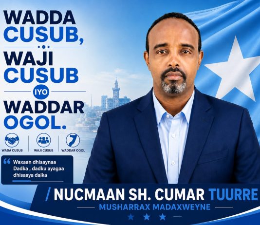 Profile and Political Program of Presidential Candidate Nucman Sheikh Omar Tuure.