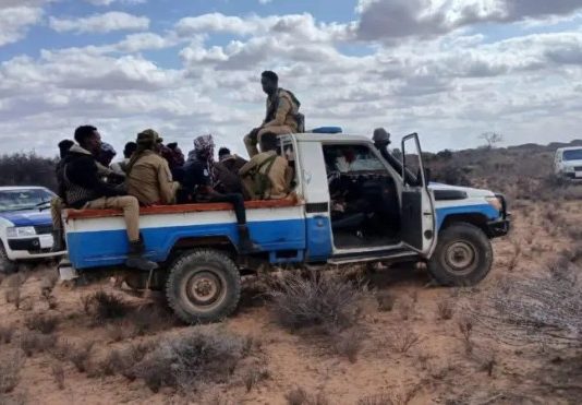 Militiamen attacked a checkpoint that Galmudug police said they had captured.